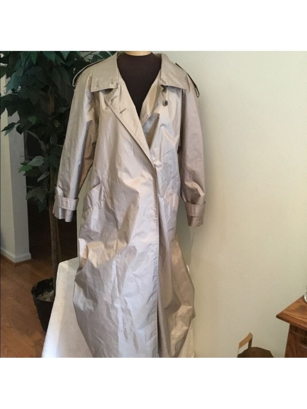 Otello Pelle beige 7/8 trench/raincoat